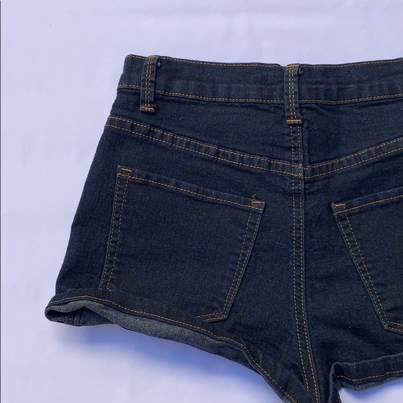 Denim Booty Shorts - Picture 8 of 9